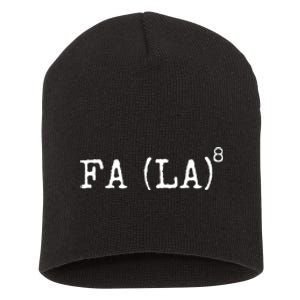 Funny Math Science Christmas Formula Short Acrylic Beanie