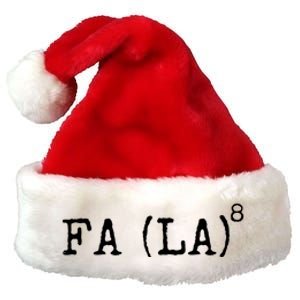 Funny Math Science Christmas Formula Premium Christmas Santa Hat