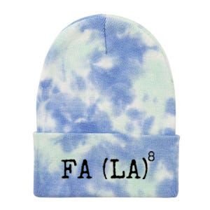 Funny Math Science Christmas Formula Tie Dye 12in Knit Beanie