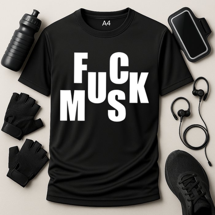 F.u.c.k M.u.s.k Sarcasm Humor Saying Adult Joke Funny Cooling Performance Crew T-Shirt