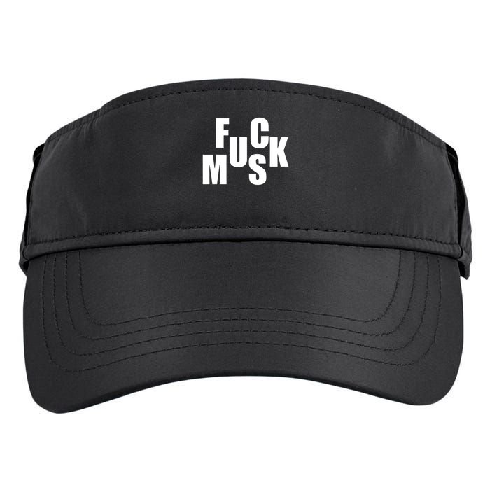 F.u.c.k M.u.s.k Sarcasm Humor Saying Adult Joke Funny Adult Drive Performance Visor