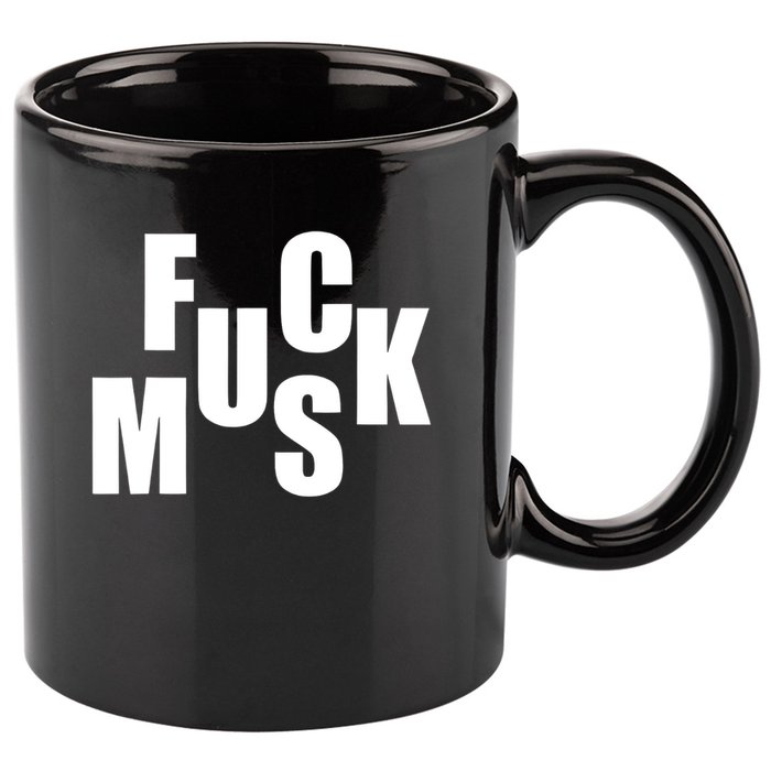 F.u.c.k M.u.s.k Sarcasm Humor Saying Adult Joke Funny 11oz C Handle Ceramic Mug