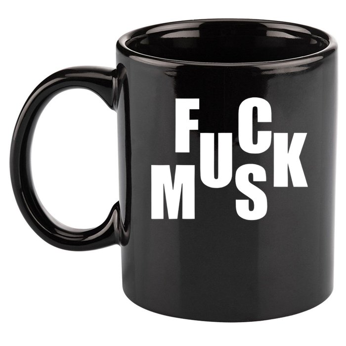 F.u.c.k M.u.s.k Sarcasm Humor Saying Adult Joke Funny 11oz C Handle Ceramic Mug