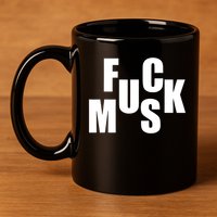 F.u.c.k M.u.s.k Sarcasm Humor Saying Adult Joke Funny 11oz C Handle Ceramic Mug