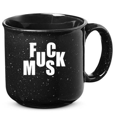 F.u.c.k M.u.s.k Sarcasm Humor Saying Adult Joke Funny 15oz Campfire Ceramic Mug