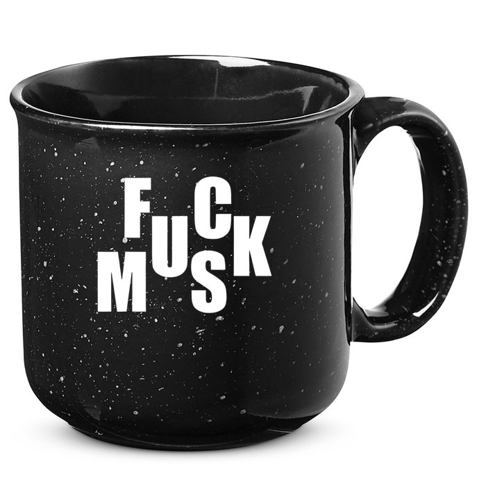 F.u.c.k M.u.s.k Sarcasm Humor Saying Adult Joke Funny 15oz Campfire Ceramic Mug