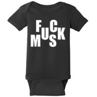 F.u.c.k M.u.s.k Sarcasm Humor Saying Adult Joke Funny Baby Bodysuit