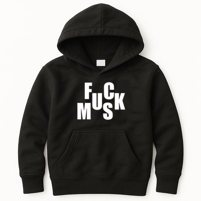 F.u.c.k M.u.s.k Sarcasm Humor Saying Adult Joke Funny Kids Hoodie
