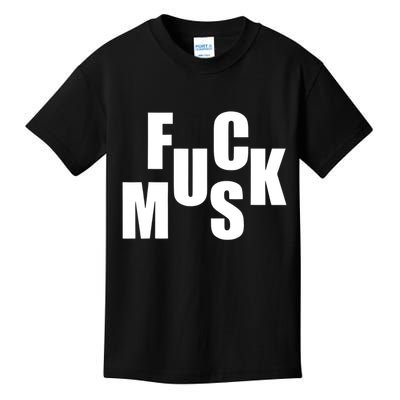 F.u.c.k M.u.s.k Sarcasm Humor Saying Adult Joke Funny Kids T-Shirt