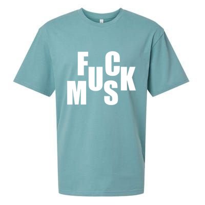 F.u.c.k M.u.s.k Sarcasm Humor Saying Adult Joke Funny Sueded Cloud Jersey T-Shirt