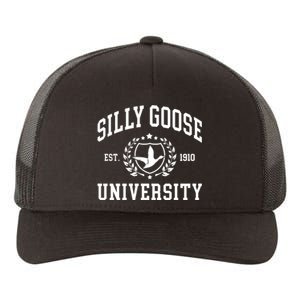 Funny Meme School Bird Silly Goose University Design Yupoong Adult 5-Panel Trucker Hat