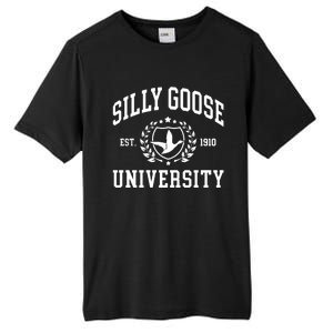 Funny Meme School Bird Silly Goose University Design Tall Fusion ChromaSoft Performance T-Shirt