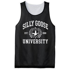 Funny Meme School Bird Silly Goose University Design Mesh Reversible Basketball Jersey Tank