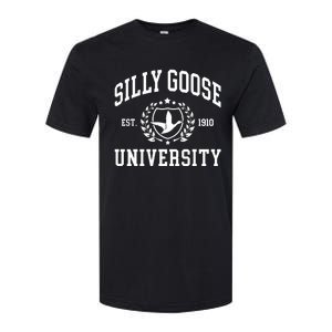 Funny Meme School Bird Silly Goose University Design Softstyle CVC T-Shirt