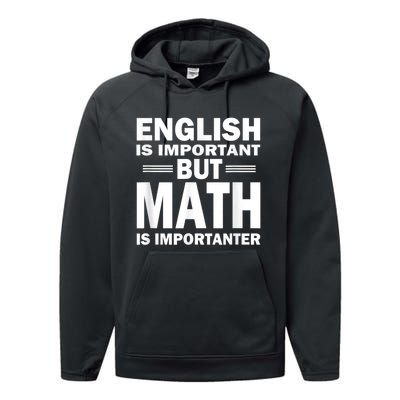 Funny Math Science Nerd Teacher Gift Idea Birthday Performance Fleece Hoodie