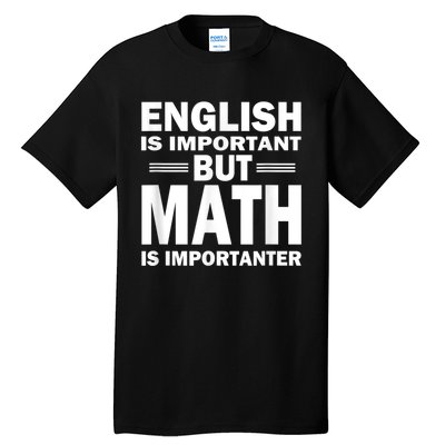 Funny Math Science Nerd Teacher Gift Idea Birthday Tall T-Shirt