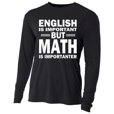 Funny Math Science Nerd Teacher Gift Idea Birthday Cooling Performance Long Sleeve Crew