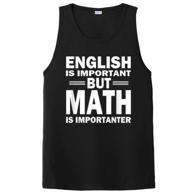 Funny Math Science Nerd Teacher Gift Idea Birthday PosiCharge Competitor Tank