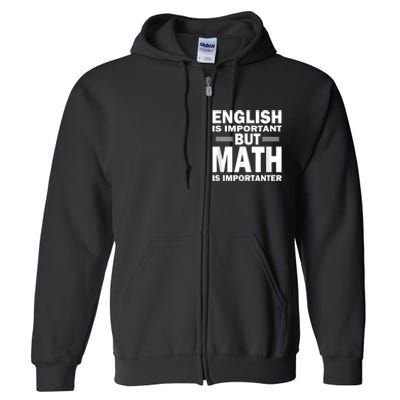 Funny Math Science Nerd Teacher Gift Idea Birthday Full Zip Hoodie