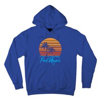 Fort Myers Sunset Palm Trees Beach Vacation Tourist Funny Gift Hoodie