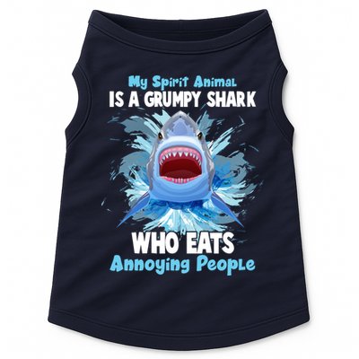 Funny My Spirit Animal Is A Grumpy Shark Doggie Tank