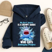Funny My Spirit Animal Is A Grumpy Shark Hoodie