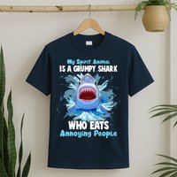 Funny My Spirit Animal Is A Grumpy Shark T-Shirt