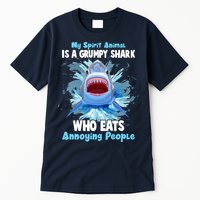 Funny My Spirit Animal Is A Grumpy Shark Tall T-Shirt