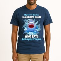 Funny My Spirit Animal Is A Grumpy Shark Tall T-Shirt