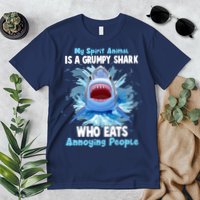 Funny My Spirit Animal Is A Grumpy Shark Premium T-Shirt