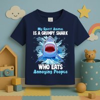 Funny My Spirit Animal Is A Grumpy Shark Toddler T-Shirt