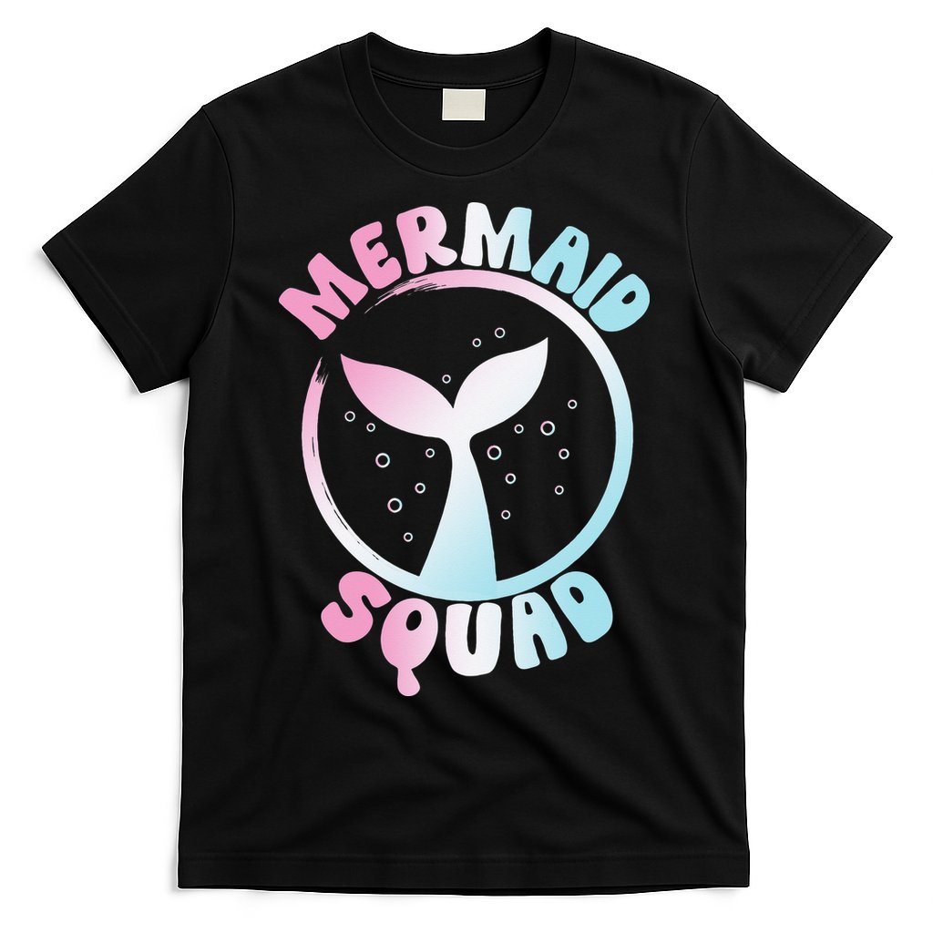 Funny Mermaid Squad Swimming Mermaid T-Shirt