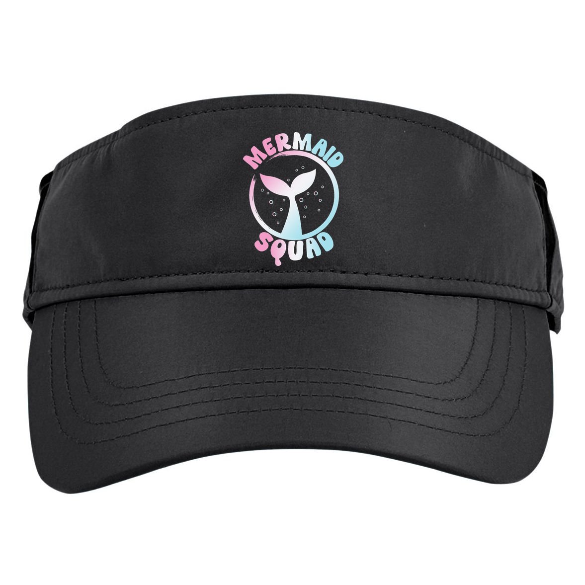 Funny Mermaid Squad Swimming Mermaid Adult Drive Performance Visor
