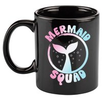 Funny Mermaid Squad Swimming Mermaid 11oz C Handle Ceramic Mug