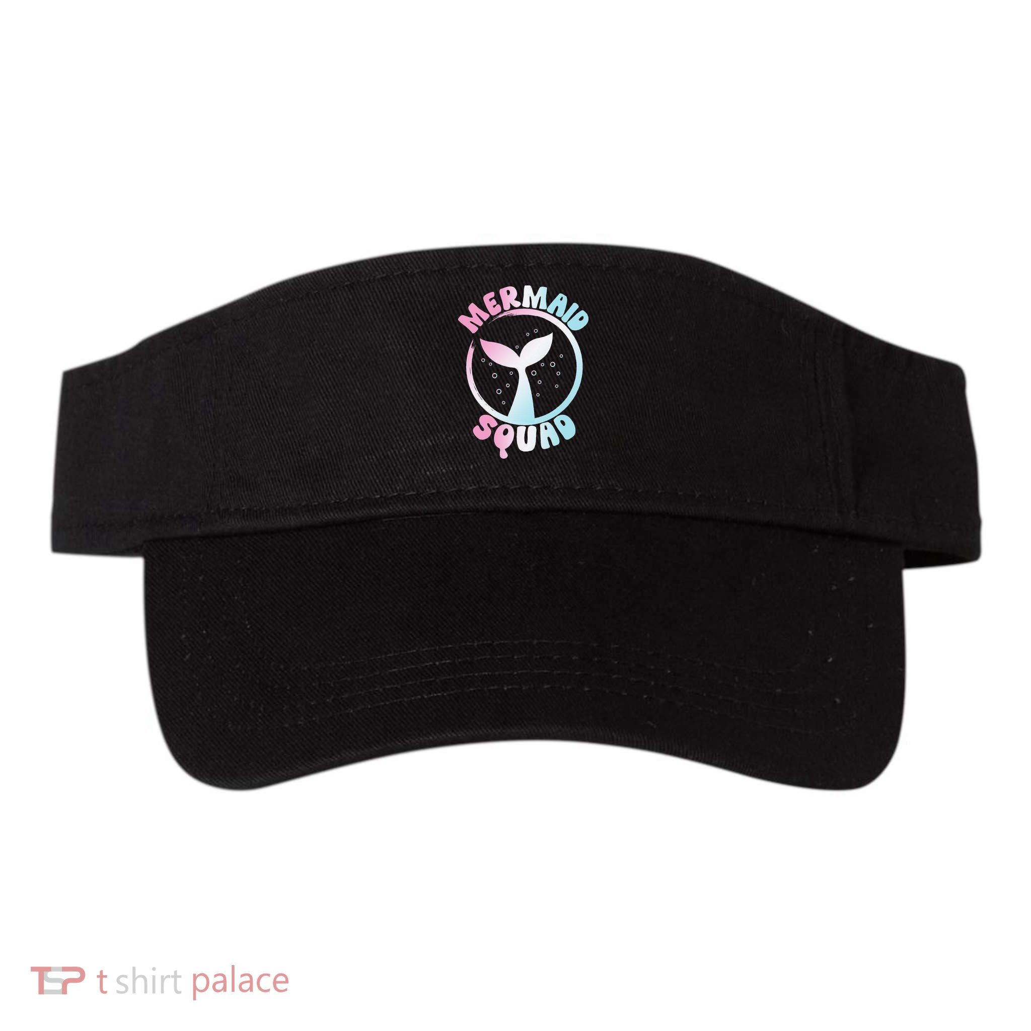 Funny Mermaid Squad Swimming Mermaid Visor