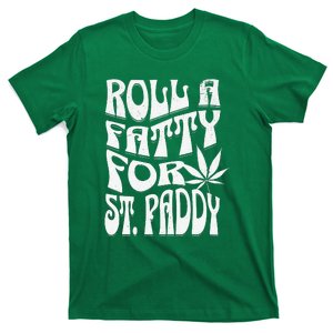 Funny Marijuana St. Patrick's Day Roll Fatty For St. Paddy's T-Shirt