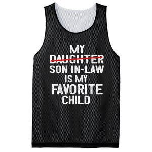 Funny My Son In Law Is My Favorite Child Women Mesh Reversible Basketball Jersey Tank