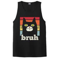 Funny Meme Saying Bruh With Cat Greetings PosiCharge Competitor Tank