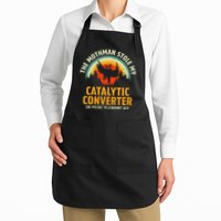 Funny Mothman Stole My Catalytic Converter Mothman Cryptid Apron