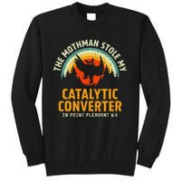 Funny Mothman Stole My Catalytic Converter Mothman Cryptid Sweatshirt