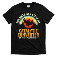 Funny Mothman Stole My Catalytic Converter Mothman Cryptid T-Shirt