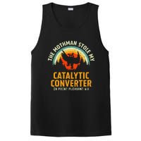 Funny Mothman Stole My Catalytic Converter Mothman Cryptid PosiCharge Competitor Tank