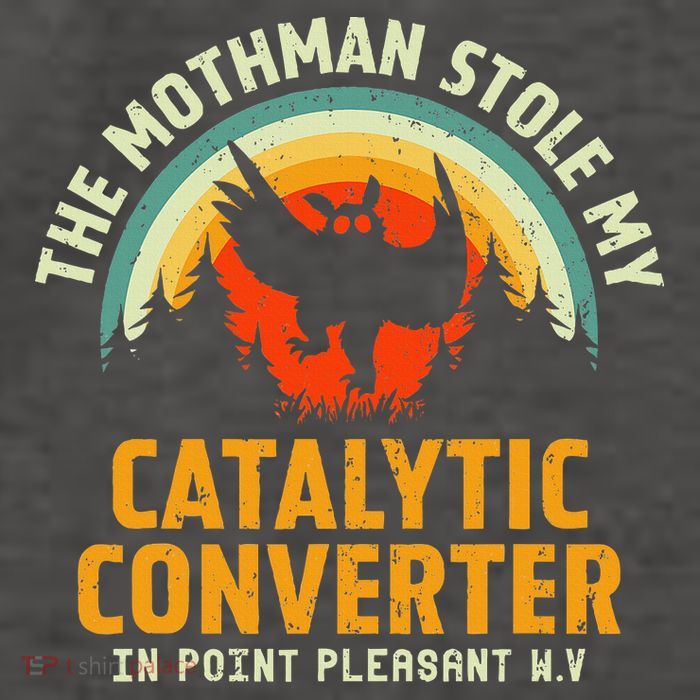 Funny Mothman Stole My Catalytic Converter Mothman Cryptid Vector Backpack