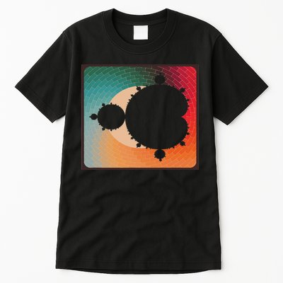 Fractal Mandelbrot Set Retro Style Tall T-Shirt