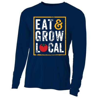 Farmers Market Shirts Eat And Grow Local Farming Farmers Cooling Performance Long Sleeve Crew