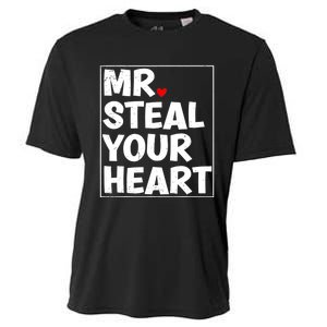 Funny Mr Steal Your Heart Valentines Day Cooling Performance Crew T-Shirt