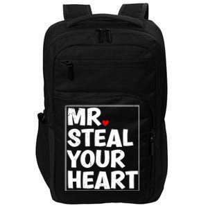 Funny Mr Steal Your Heart Valentines Day Impact Tech Backpack