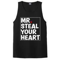 Funny Mr Steal Your Heart Valentines Day PosiCharge Competitor Tank