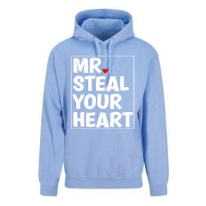 Funny Mr Steal Your Heart Valentines Day Unisex Surf Hoodie