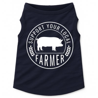 Farmers Market Support Your Local Pig Farmer Rancher Doggie Tank